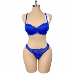 ست سه تیکه آنیل کد 4693 - رنگ آبی - تصویر 2